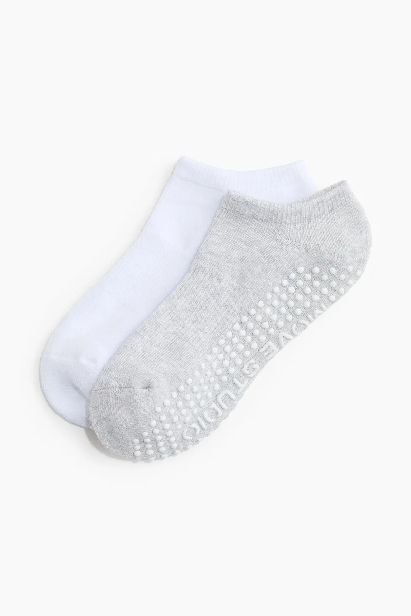 H&M 2-pack anti-slip yoga socks